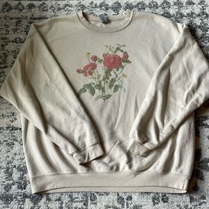 Floral sweatshirt
